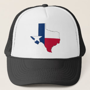 Boné Mapa da bandeira de Texas