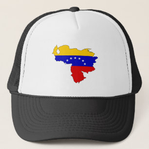 Boné Mapa da bandeira de Venezuela sem redução