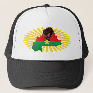 Boné Mapa do Burkina Faso, Bandeira e Resistência à Rev