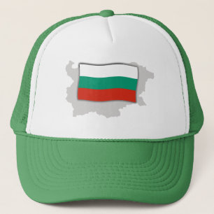Boné Mapa e Bandeira da Bulgária
