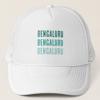 Boné Mapa Minimalista da Cidade de Bengaluru Índia