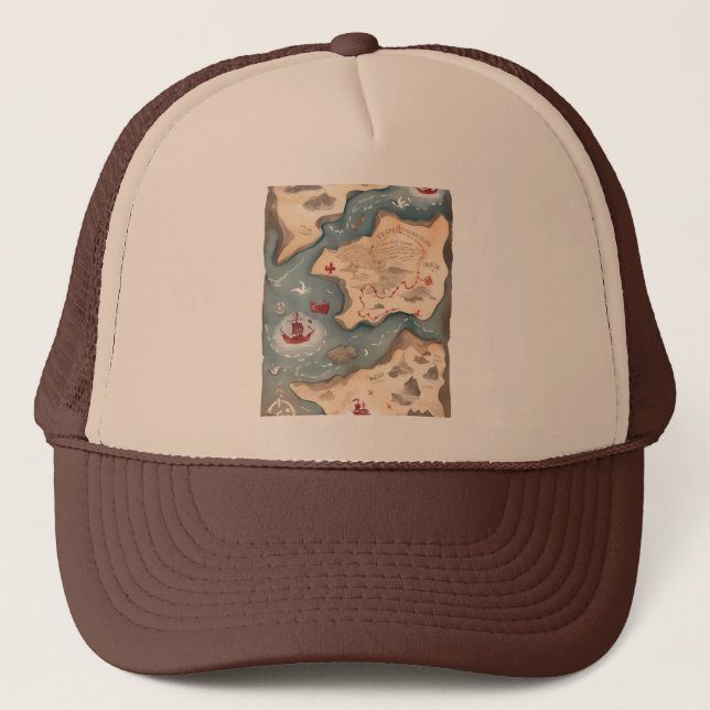 Boné Mapa pirata (Frente)