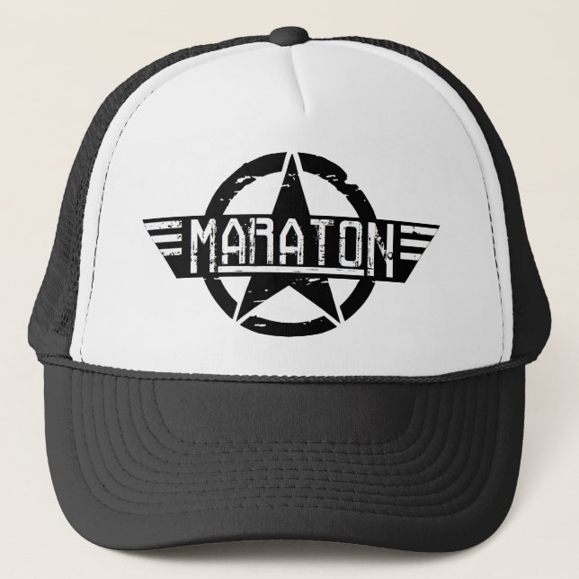 Boné Maraton "Black Star", Truckster Cap (Frente)