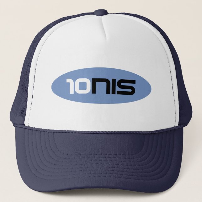 Boné marca Tênis azul 10NIS (Frente)