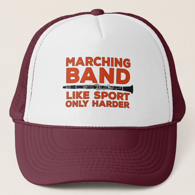 Boné Marchar Banda Como Esporte Só Mais Difícil (Frente)