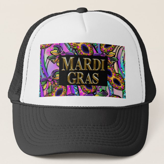 BONÉ MARDI GRAS (Frente)