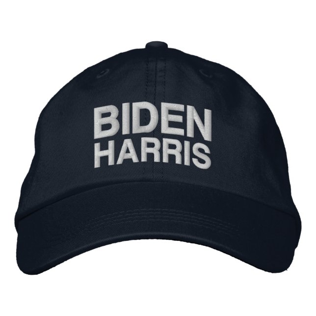 Boné Marinho Biden Harris azul e branco (Frente)