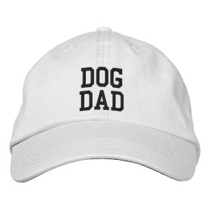 Boné Marinho de cão Pai azul-branco amante legal