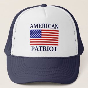 Boné Marinho Patriota Americano Mesh Hat