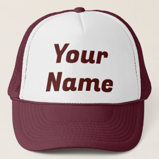 Boné Maroon PERSONALIZÁVEL