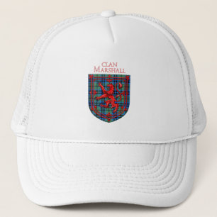 Boné Marshall Tartan Scottish Xadrez Lion Rampant