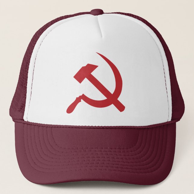 Boné martelo e foice de URSS do cccp (Frente)