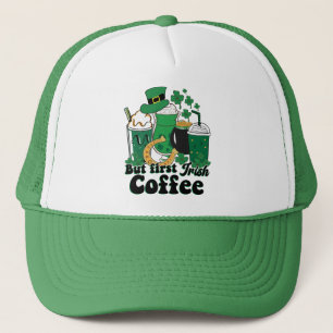 Boné Mas o primeiro café irlandês: uma Rua. O dia de Pa