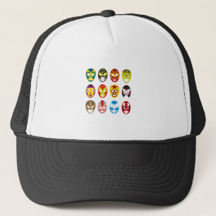 Boné Máscaras mexicanas da luta
