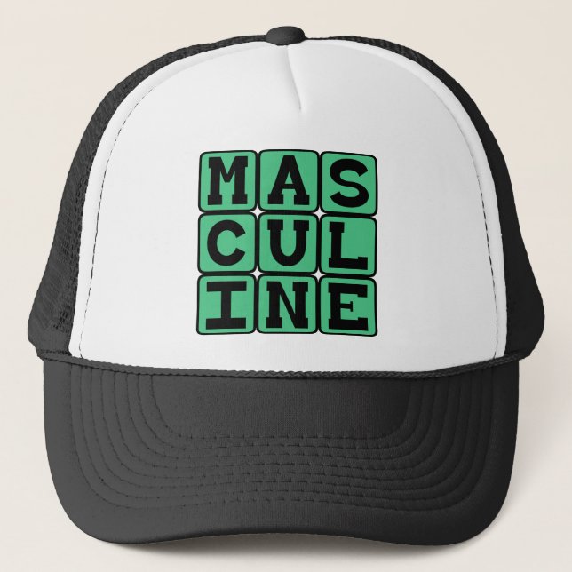 Boné Masculino, Hombridade Masculina (Frente)