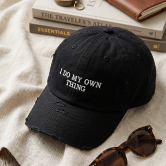 Boné Masculino Preto Edgy Distressed