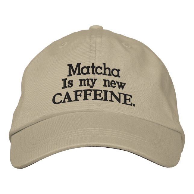 Boné Matcha é minha nova CAFEÍNA. (Frente)