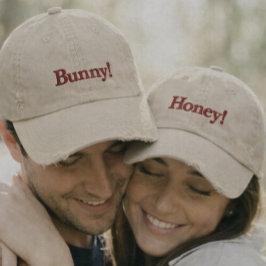 Boné Matching Couple Embroidered Baseball Cap