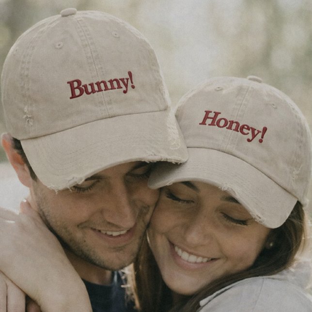 Boné Matching Couple Embroidered Baseball Cap (Criador carregado)
