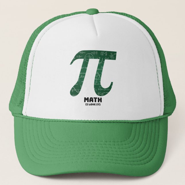 Boné Matemática Eu Amo - Citações Científicas (Frente)