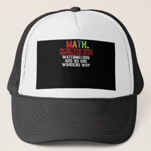 Boné Matemática. O Único Local Onde A Pessoas Comprar