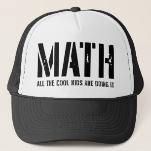 Boné Matemática. Todos os miúdos legal a estão fazen