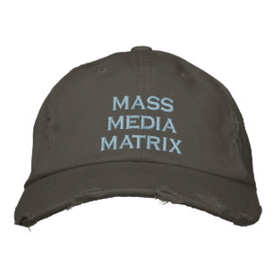 Boné matriz de mídia de massa