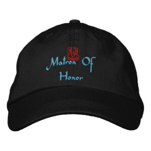 Boné Matron Of Honor Weding I Black