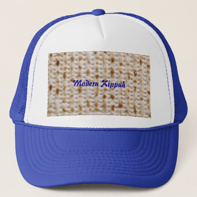 Boné Matzoh Modern Kippah Passover Pessach Seder Hat (Frente)