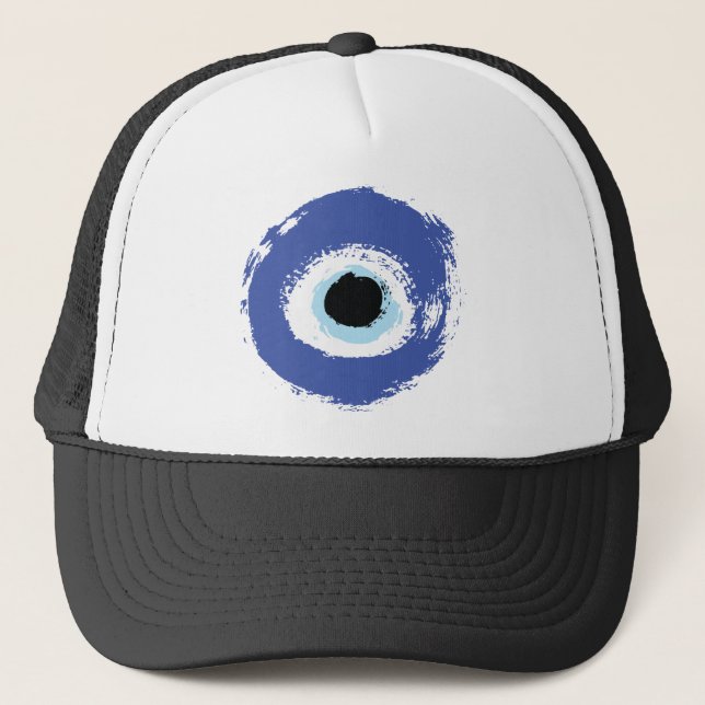Boné Mau Olho Artístico Azul Grego (Frente)