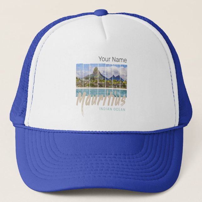 Boné Maurícia Le Morne Brabant Mountain Souvenir (Frente)