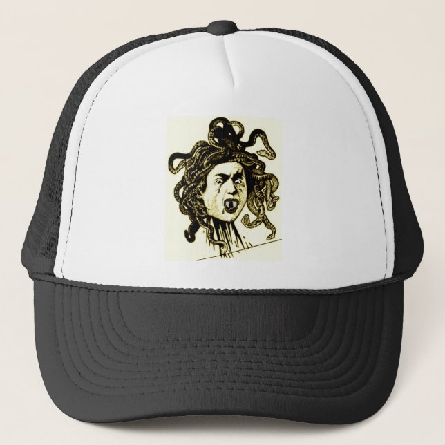BONÉ MEDUSA COMO O VAMPIRO - IMPRESSÃO DO TOM DO SEPIA (Frente)