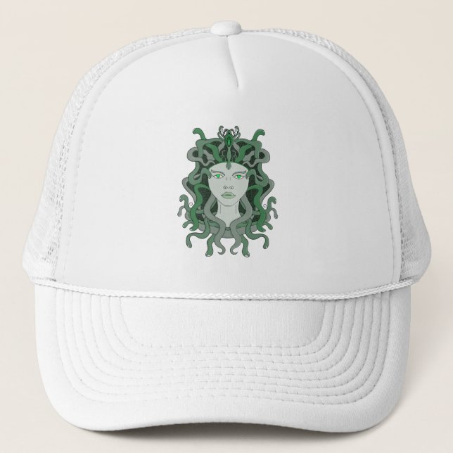 Boné Medusa Gorgo Cobra Gorgon Monstro Mitologia Grega (Frente)