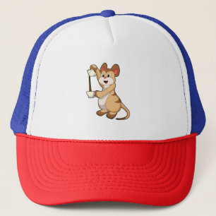 Boné Meerkat com pote de café e café.PNG