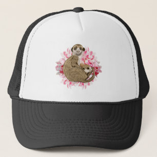 Boné Meerkat Momma and Baby personalizáveis