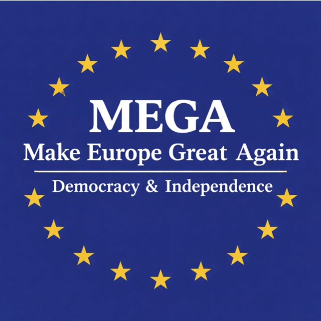 Boné MEGA, Make Europe Great Again, democracy, independ (Criador carregado)