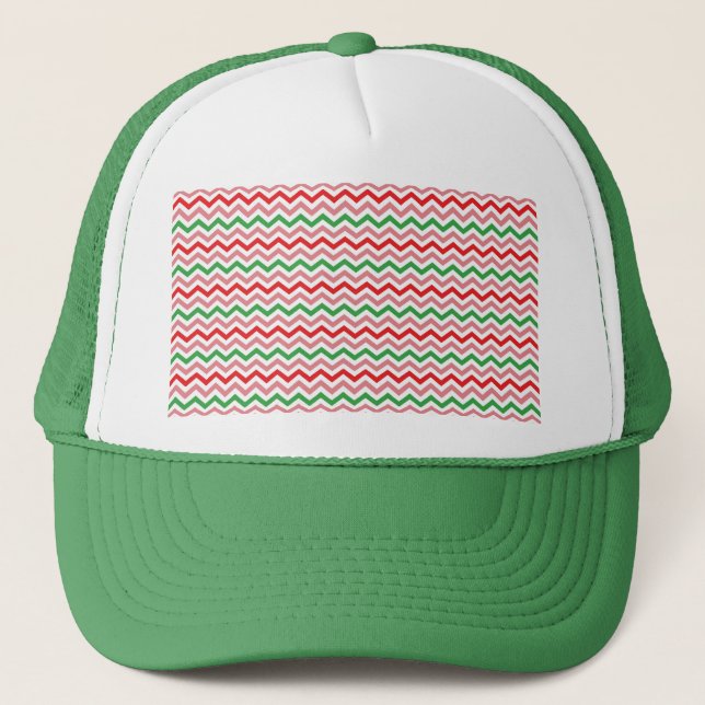 Boné Melancia Summer Zigzag Stripes Padrão-56209 (Frente)