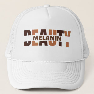 Boné Melanin Beauty Black History Month Trucker Hat