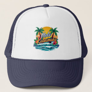 Boné Mele Kalikimaka Natal tropical