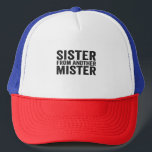 Boné Melhor Amiga Irmã De Outro Mister Engraçado BBF<br><div class="desc">engraçado, presente, aniversário, irmã, senhor, família, meninas, bbf, amigos</div>