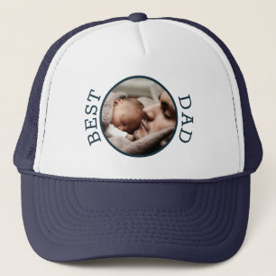 Boné Melhor Círculo de Papai Foto Personalizada Present