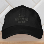 Boné Melhor Grampa Alguma Vez Moderna Tipografia Simple<br><div class="desc">Melhor Grampo Alguma vez foi uma tipografia simples.</div>