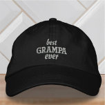 Boné Melhor Grampa Alguma Vez Moderna Tipografia Simple<br><div class="desc">Melhor Grampo Alguma vez foi uma tipografia simples.</div>
