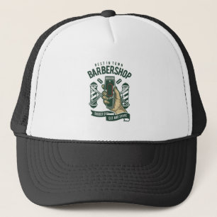 Boné Melhor Logotipo Vintage da Barbershop
