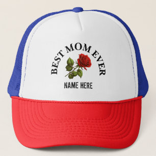 Boné Melhor Mãe de Sempre Nome da Mãe Personalizado