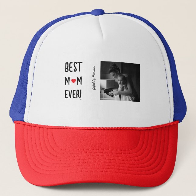 Boné Melhor Mãe Nunca Personalizável Nome (Frente)