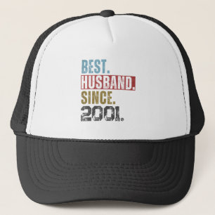 BONÉ MELHOR MARIDO DESDE 2001 PERSONALIZADO
