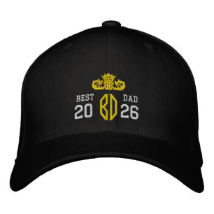 Boné Melhor Pai 2026 Nome Personalizado, Presente do Di