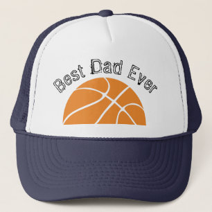Boné Melhor Pai Alguma Vez de Basquete Texto em destaqu