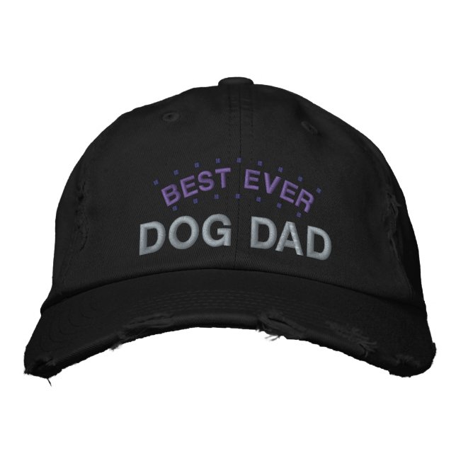Boné Melhor Pai de Cachorro de Todos os Tempos Destaque (Frente)
